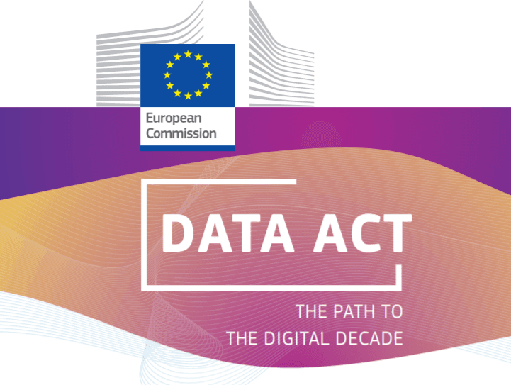 Europese Commissie Data Act visual over portabiliteit en migratie van data